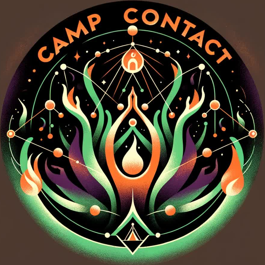 Camp Contact Flowy Logo